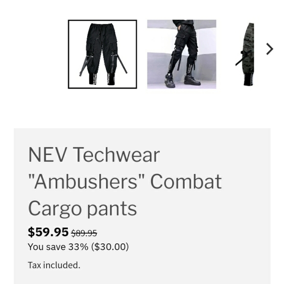 Pants | Nevstudio Techwear Pants | Poshmark